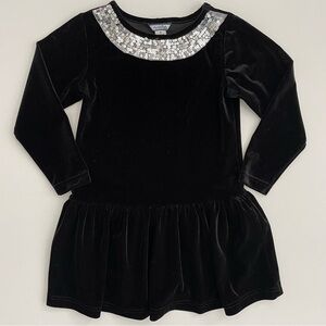Hartstrings Little Girls Velvet Dress Size 4